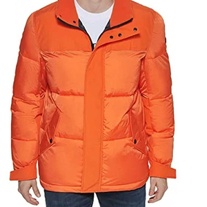 เสื้อแจ็คเก็ตพัฟเฟอร์สีเทาคุณภาพสูงแบบกำหนดเองสำหรับผู้ชาย รุ่น North Puffer Face Jackets เสื้อแจ็คเก็ตพัฟเฟอร์สำหรับฤดูหนาวสำหรับผู้ใหญ่ - Product Image 6