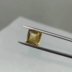Citrino Dorado Natural de 3 mm, Corte Cuadrado, Gema Suelta de la Mejor Calidad para la Fabricación de Joyas - Product Image 1