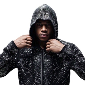 Nuevo estilo personalizado moda ropa de calle Unisex hombres pulóver Hoodiesdip tinte sudaderas con capucha algodón mezclado Sudadera con capucha - Product Image 1