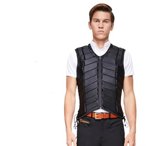 Protector Corporal Ecuestre Unisex Personalizado, Chaleco de Seguridad para Montar a Caballo con Barra de Espuma y Cordones, para Hombres y Mujeres, OEM - Product Image 1