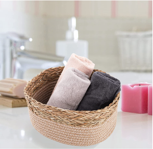 Best Choice Vietnam Storage <b>Basket</b> 100% Woven Seagrass Wicker Multifunctional Waste Bin-for Bathrooms and Bedroom - Product Image 2