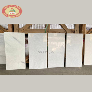 Vietnam Calcite <b>Marble</b> Polished Pure White 100% Natural Thin Slab 24x24 Waterproof Durable Eco-Friendly Modern Kitchen Apartment - Product Image 4