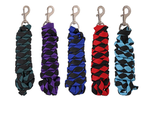 Cuerda de polipropileno trenzada resistente para caballos con gancho de alta resistencia y resistente a desgarros para equitación. - Product Image 1