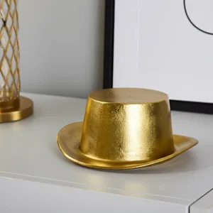 Figura Decorativa Redonda de Pescado, Hecha a Mano, de Aluminio Pulido y Chapado en Oro, Estilo Antiguo, para Decoración del Hogar o Bodas, Zahid - Product Image 4