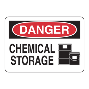 Señal de Almacenamiento de Productos Químicos Peligrosos - Señal de Seguridad para Interiores y Exteriores de Brady - Product Image 2