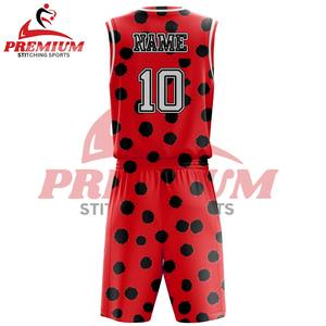 Uniforme de basketball personnalisé à séchage rapide, imprimé, grande taille, respirant, antibactérien, protection UV, évacuation de l'humidité - Product Image 5