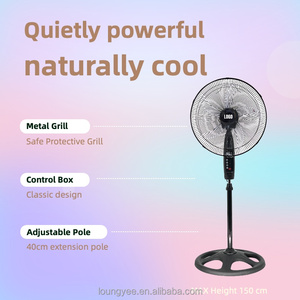 Ventilador eléctrico de metal de 18 pulgadas con inclinación ajustable - Product Image 3