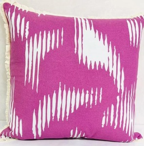 Red Square <b>Cushion</b> Cover With White Abstract Embroidery Modern Home Decor Handmade Design Pillow Cases - Product Image 6