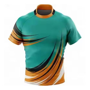 เสื้อรักบี้ผู้ชายสั่งทำขายส่ง พิมพ์ลายแบบซับลิเมชั่น ชุดยูนิฟอร์มรักบี้ทีมคุณภาพสูง เสื้อรักบี้ผู้ชายแบบสั่งทำส่วนตัว - Product Image 1
