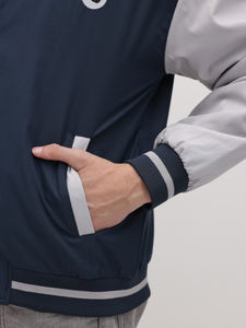 แจ็คเก็ตเบสบอลวาร์ซิตี้กันลมอุ่นๆ สำหรับฤดูหนาว ขายส่งแบบใหม่มาแรง  คอตั้ง  ใส่ได้ทั้งชายและหญิง  ระบายอากาศได้ดี  โลโก้ด้านหน้า - Product Image 6