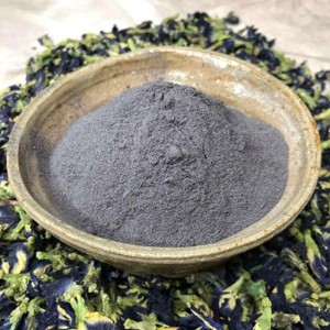 Poudre de fleur de pois papillon bleu pur, naturelle et finement moulue, pour mélanges de thé, boissons aux herbes et smoothies - Product Image 4