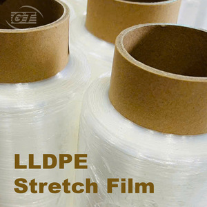 High Quality and Low Cost Transparent PE Stretch Film Stretch Transparent Waterproof Plastic Sheet Film Rolls - Product Image 5