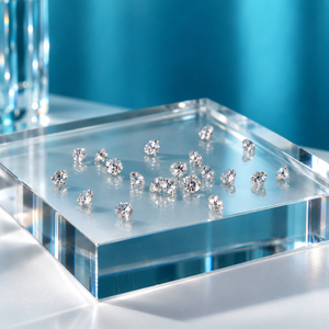 Diamantes Sueltos Distintivos |   Diamantes Cultivados en Laboratorio, Corte Brillante Redondo, Color GH, Claridad SI, 0.009-0.023 CT, 1.2-1.8 MM, Tamaño Estrella, Gemas Finas - Product Image 3