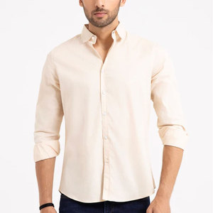 Slim Fit Button <b>Down</b> Shirt Stretch Fabric Comfortable Movement Stylish Daily Wear Option - Product Image 1