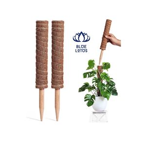 BEST SELLER Poteau en fibre de coco écologique |   Supports végétaux artisanaux naturels pour centre de jardinage - Product Image 1