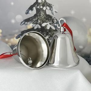 Campanas Navideñas de Acero Inoxidable de Alta Calidad de Alabanza Enterprises, Adornos Colgantes Art Deco, Pieza Decorativa Hecha a Máquina, Color Rojo - Product Image 5