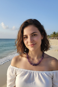 Collar Clásico Gota de Amatista - Product Image 2