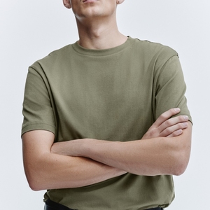 T-shirts pour hommes de qualité supérieure, en gros, à manches courtes, unis, décontractés - Product Image 3