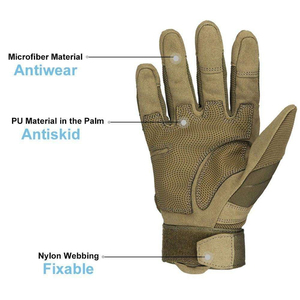 Premium Tactical Gloves Shock Resistant Outdoor Gloves With Custom Logo Printing Wholesale Factory Price - Product Image 3