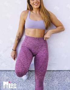 Leggings de yoga pour femmes, taille haute, extensibles, respirants, écologiques, séchage rapide, tissu doux, vêtements de sport, longueur intégrale, pour l'entraînement - Product Image 3