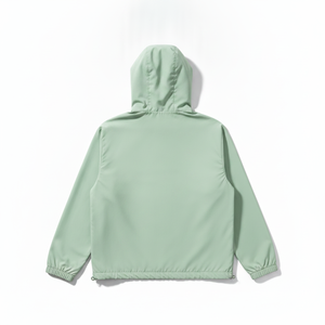 Wholesale Custom Logo Lightweight Windbreaker <b>Jacket</b> <b>Half</b> <b>Zip</b> Pullover Hooded Water Resistant Outdoor Sportswear Unisex Coat - Product Image 3