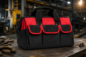 Heavy Duty Tool Bag with Multiple Pockets | Professional Electrician & Mechanic Tool Storage Organizer - Product Image 2