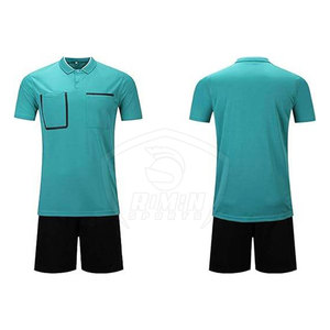 Tenue d'arbitre de haute qualité pour adultes fabriquée au Pakistan, ensemble maillot et short 100 % polyester respirant et à séchage rapide pour les matchs de football - Product Image 4