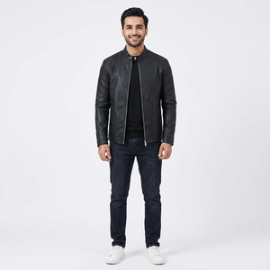 Men's Best Quality Custom Design Sheep Skin Leather <b>Jacket</b> Wholesale Supplies for Street Wear <b>Winter</b> Fashion <b>jacket</b> for men - Product Image 1