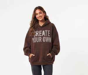 Women Oversize Pullover Tracksuit 100% Fleece Polyester Loose Fit Long Sleeve Street Wear Winter Wear Heavy <b>Weight</b> Hoody Ladies - Product Image 1