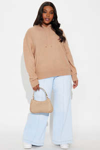 Wholesale Women Knit Hoodie Casual Streetwear Pullover Sweater Custom Fashion Apparel Supplier USA Market - Product Image 4