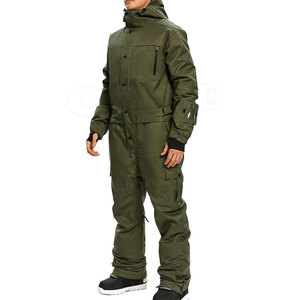 Combinaison de ski imperméable pour l'hiver, veste et pantalon de snowboard coupe-vent pour hommes, combinaison de ski personnalisée OEM - Product Image 4