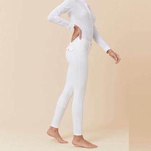 Pantalones de Montar a Caballo de Alta Calidad, Elásticos en 4 Direcciones, Leggings, Ropa Ecuestre, en Tela Técnica con Tacto Suave - Product Image 3