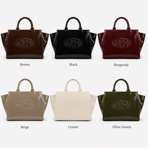 Bolso de Hombro de Cuero Nubuck para Mujer, Marca Original GORFIA, Personalizado, con Letra Grabada, Gran Capacidad - Product Image 5