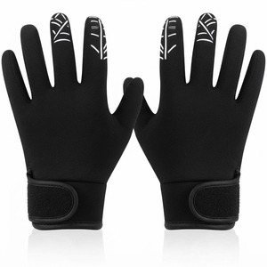 Guantes con diseño de telaraña, color negro, rojo y blanco, tejido de punto, cierre de gancho y bucle, a la moda, unisex, para adultos, entretenimiento - Product Image 6