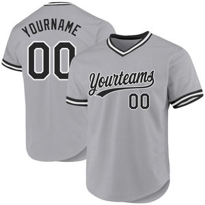 Camiseta de béisbol para hombre, cuello en V, manga corta, malla transpirable, nombre del equipo personalizado, estampado sublimado, para todas las estaciones, ropa deportiva para adultos - Product Image 2