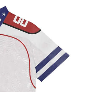 Camiseta Gráfica Personalizada con Monograma para Hombre, Corte Holgado, Transpirable, para Deportes Urbanos, Baloncesto, Fútbol - Product Image 6