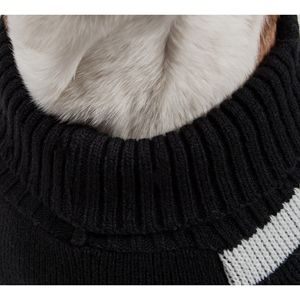 <b>Dog</b> Patterned Stripe Fashion Ribbed Turtle Neck Pet <b>Sweater</b> - Product Image 5