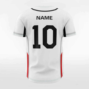Unisex High Quality Custom Stitched Baseball Jersey Breathable Sportswear with V-neck Sublimated Design Plus Size Sports Jerseys - Product Image 2