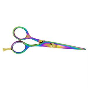 Ciseaux de coiffure professionnels PROSEE en acier inoxydable 440C, lame tranchante, 32 dents, manche moyen, pour droitiers - Product Image 2