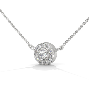 Collar Clásico de Plata con Diamante Cultivado en Laboratorio y Colgante de Corte Esmeralda, Joyería Fina para Mujer, Estilo para Uso Diario - Product Image 2