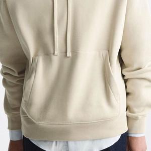 เสื้อฮู้ดผู้ชาย PUFFIN SPORTS ผ้าฝ้ายฟลีซ สวมใส่สบาย สีพื้น ทรงปกติ เหมาะสำหรับฤดูใบไม้ร่วง แบบถัก มีกระเป๋า - Product Image 5