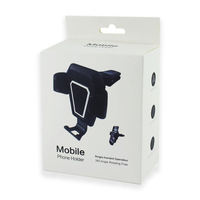 Boîte pliable suspendue recyclable pour écouteurs sans fil avec fenêtre, emballage personnalisé pour produits de vente au détail