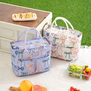 Bolsa Térmica para Almuerzo con Diseño Elegante para Mujer, Bolsa Refrigerante Portátil para Oficina, Picnic y Comidas al Aire Libre - Product Image 4