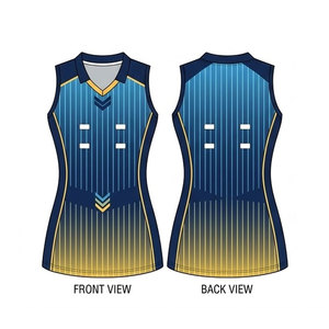 Modern Teamwear Stylish Match Apparel Netball Jersey Breathable 100% Polyester for Professional Training and Games - Product Image 6