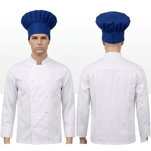 Premium 240 GSM Cotton Blend Burgundy Chef Cap Multi Panel Design Custom Embroidery Print Logo <b>Kitchen</b> Hat - Product Image 5
