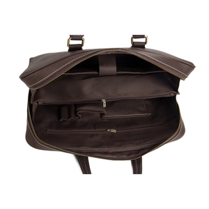 Porte-documents pour ordinateur portable en cuir véritable de haute qualité pour les professionnels, usage au bureau et en voyage - Product Image 6