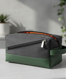 Trousse de Maquillage de Luxe Portable en Cuir PU, Sac de Toilette de Voyage, Trousse de Toilette Suspendue pour Hommes, Sac Cosmétique de Salle de Bain à Vendre - Product Image 3