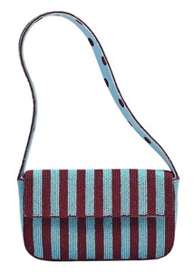 กระเป๋าถือสะพายไหล่สไตล์โบฮีเมียนประดับลูกปัดทำมือ หรูหรา น้ำหนักเบา เหมาะสำหรับฤดูร้อน ปรับแต่งลายปักได้ เลือกสีได้  รับทำโลโก้ตามสั่ง - Product Image 4