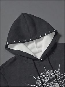 Sudadera con Capucha Gráfica Y2K para Hombre, Manga Larga, Estilo Hip Hop, Ropa Urbana - Product Image 2