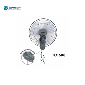 Ventilateur mural Senko TC1688, ventilateur électrique à double cordon de traction, vitesse réglable, ventilateur mural domestique, économie d'énergie - Product Image 5